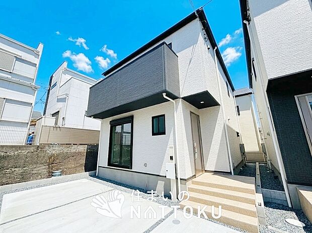 【現地写真(外観)【3号地】】お引渡し後も無償の定期点検を行っており、暮らしの安心をお届けしています。