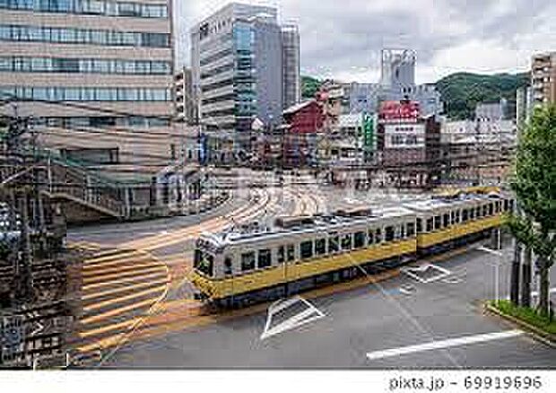 京阪石山坂本線「びわ湖浜大津駅」(約400m)