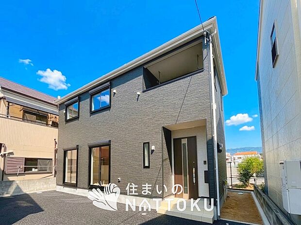 【現地写真（外観）【３号地】】健康被害に配慮したもっとも安全性の高い建材を採用し、シックハウス対策をしております。