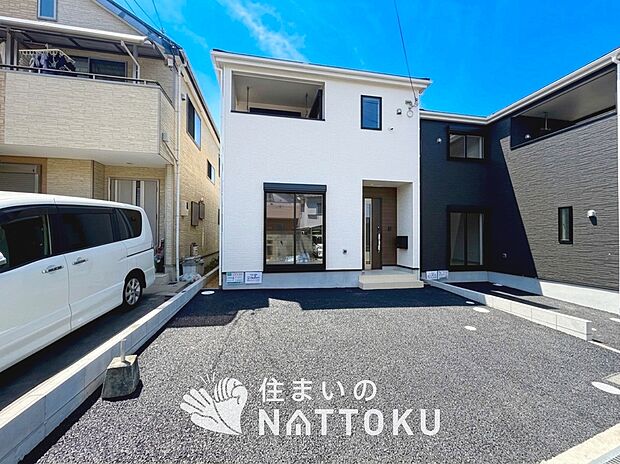 【現地写真（外観）【３号地】】健康被害に配慮したもっとも安全性の高い建材を採用し、シックハウス対策をしております。