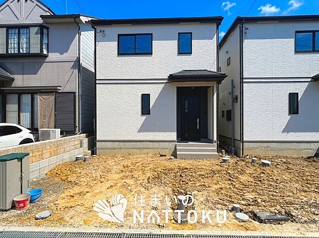 【現地写真(外観)【C号地】】健康被害に配慮したもっとも安全性の高い建材を採用し、シックハウス対策をしております。