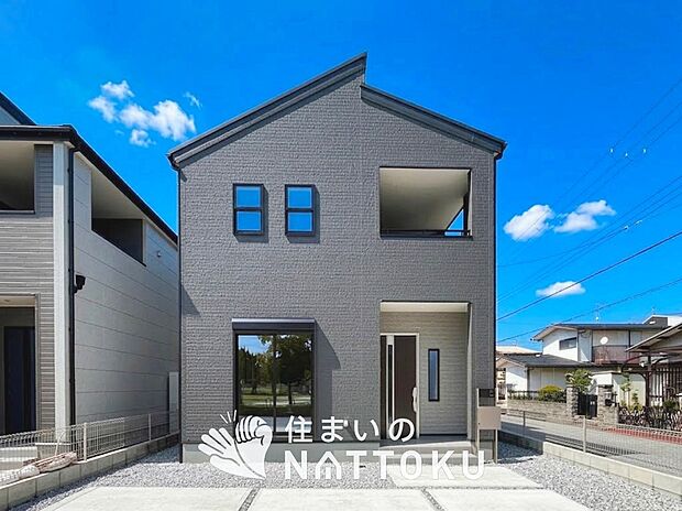 【現地写真（外観）【３号地】】健康被害に配慮したもっとも安全性の高い建材を採用し、シックハウス対策をしております。