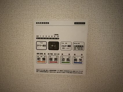 電気式浴室暖房換気乾燥機リモコン