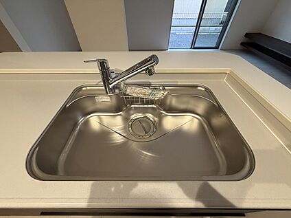 浄水器内臓型ハンドシャワー付シンク