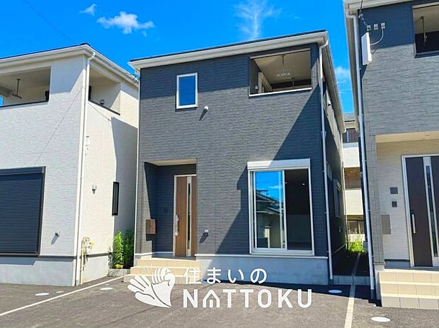 【現地写真(外観)【2号地】】健康被害に配慮したもっとも安全性の高い建材を採用し、シックハウス対策をしております。