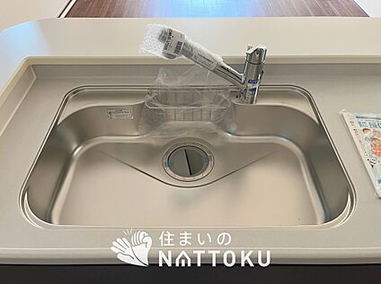 浄水器内臓型ハンドシャワー付シンク