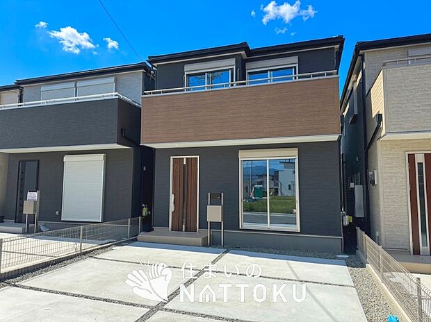 【現地写真(外観)【5号地】】健康被害に配慮したもっとも安全性の高い建材を採用し、シックハウス対策をしております。