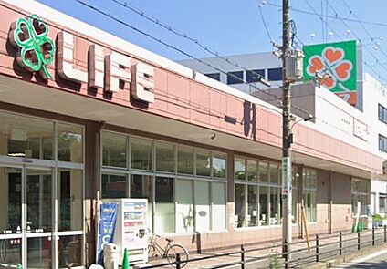 ライフ西田辺店 500ｍ(徒歩7分)