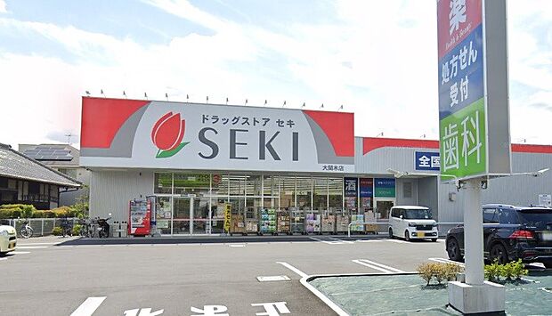 ドラッグストアセキ 大間木店（約600m・徒歩8分）