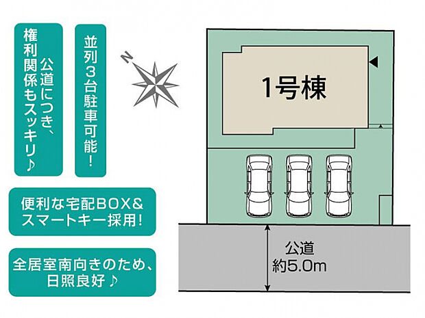 鎌ケ谷市東初富4丁目1棟 区画図