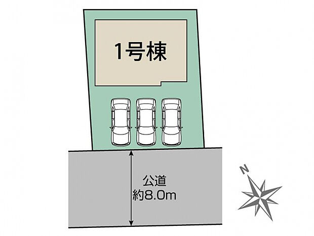 君津市外箕輪4丁目1棟 区画図