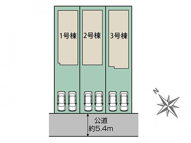 札幌市西区八軒9条東2丁目3棟 区画図