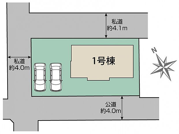 岩沼市吹上1丁目3期1棟 区画図