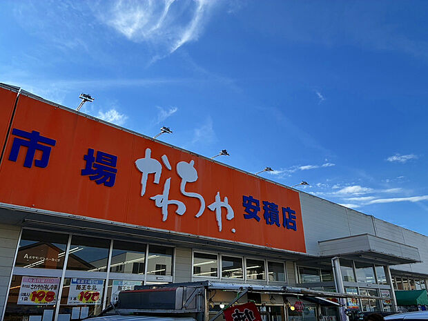 スーパーかわちや安積店（約315m）