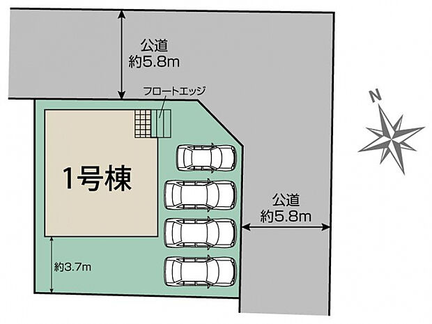 豊田市深田町4丁目1棟 区画図