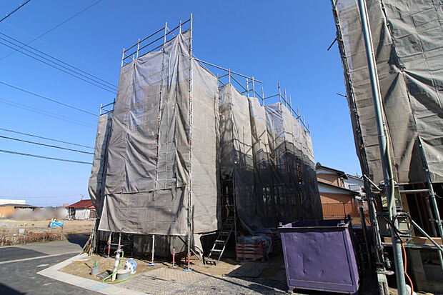 1月18日撮影　南西から撮影（1号棟）　