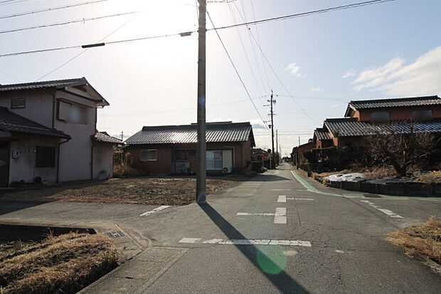 1月26日撮影　西側道路（北→南）　