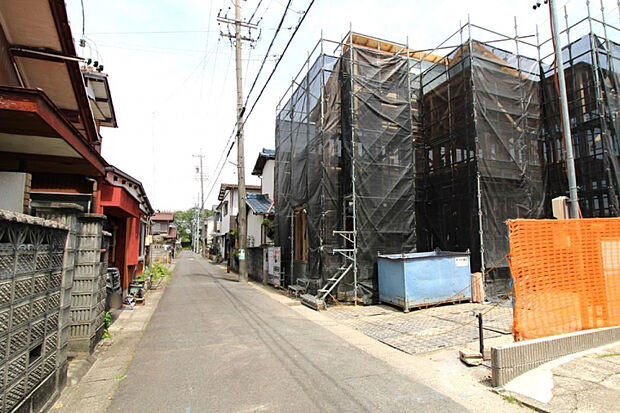 4月19日撮影　西側道路（南→北）　
