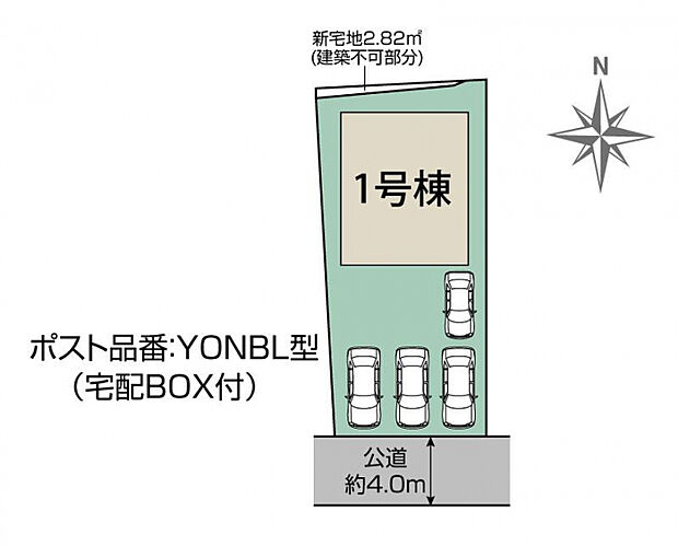 一宮市浅井町大日比野1棟 区画図