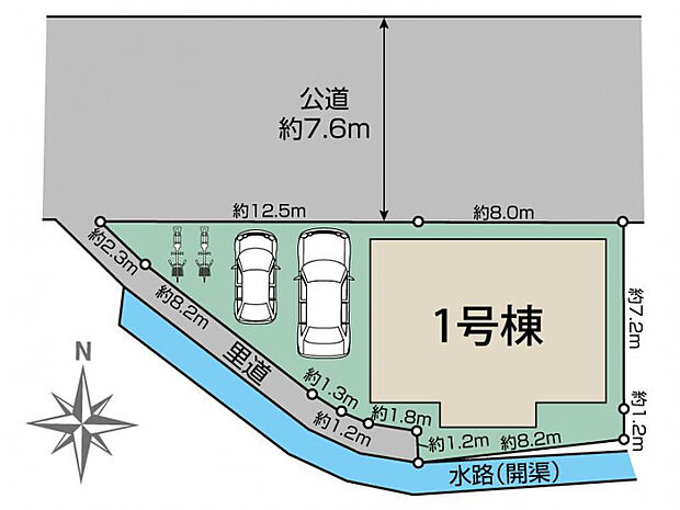 大和高田市三和町1棟 区画図