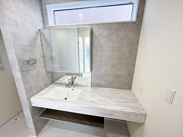 【スマートサニタリーirodori】おしゃれさと使い勝手・お掃除もしやすい広々洗面台！