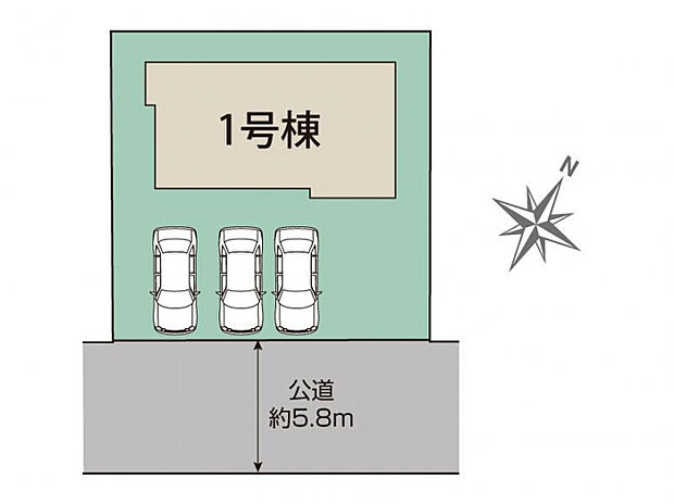 佐伯区屋代1丁目1棟 区画図