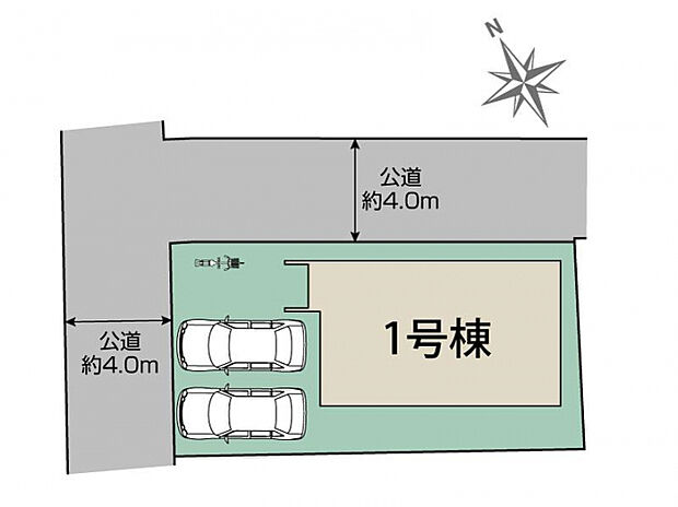 呉市阿賀北8丁目3期1棟 区画図
