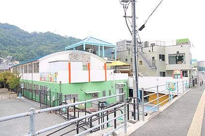 阿賀保育園 400m
