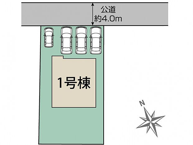 合志市御代志2期1棟 区画図