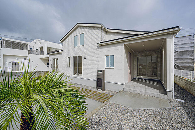 1号棟外観　土地面積:68.16坪、建物面積:29.05坪