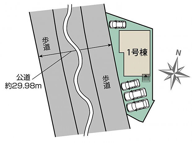八重瀬町東風平1棟 区画図