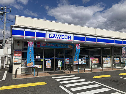 ローソン南古都店 424m