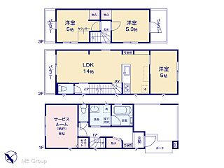 北区赤羽北３丁目　２期　新築一戸建て　全３棟 その他