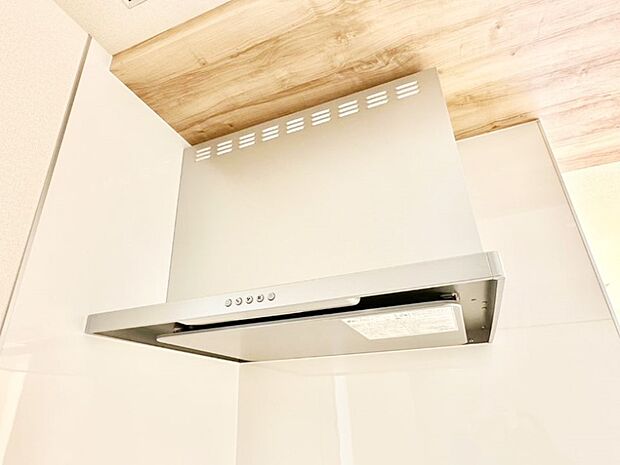 【その他設備(レンジフード)】基本的なお手入れはフィルターのみ!お手入れのしやすさも魅力です。