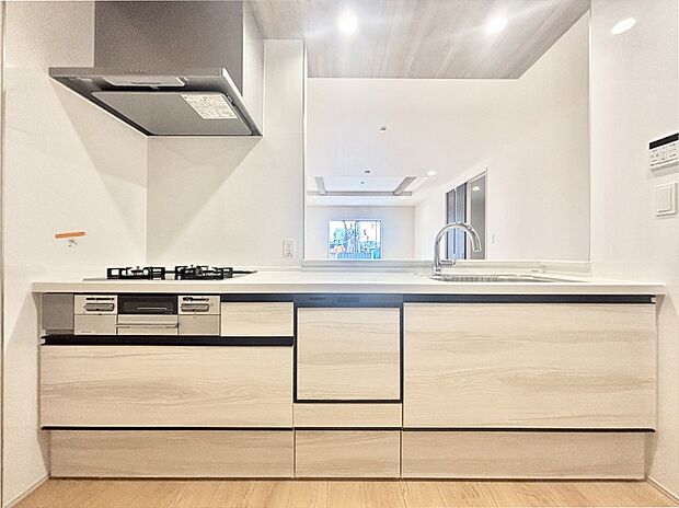 【キッチン】お料理を効率的に、楽しく！システムキッチン  