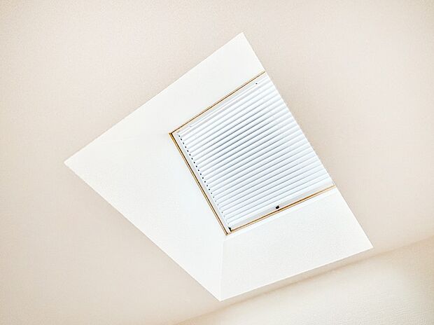 【トップライト】自然な明るさで室内を照らし、開放感もプラスしてくれるトップライト