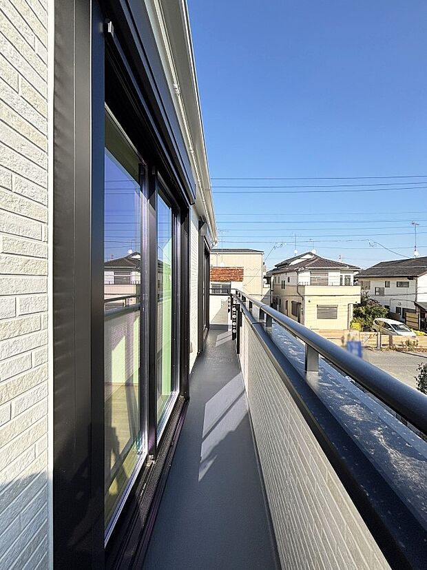 【バルコニー】風通しの良いバルコニー