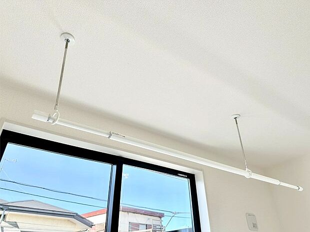 【室内物干し】室内物干しポール。梅雨や花粉の時期に大活躍します。  　