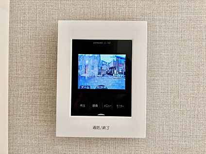 TVモニター付きインターフォン