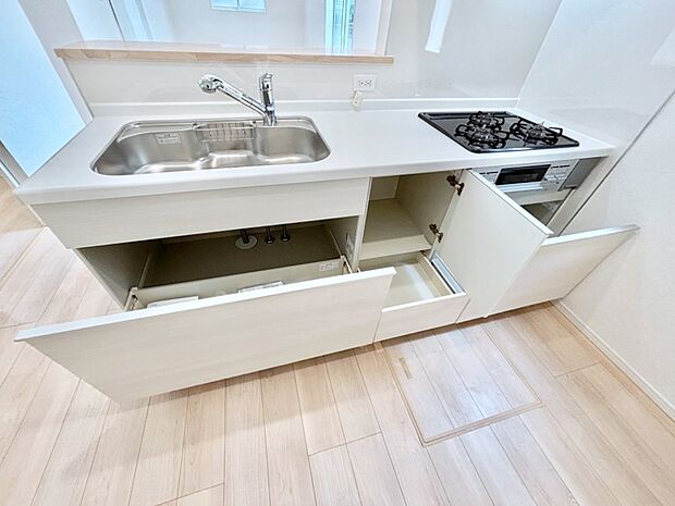 【スライド収納】使いやすさを優先したスライド式収納タイプ!