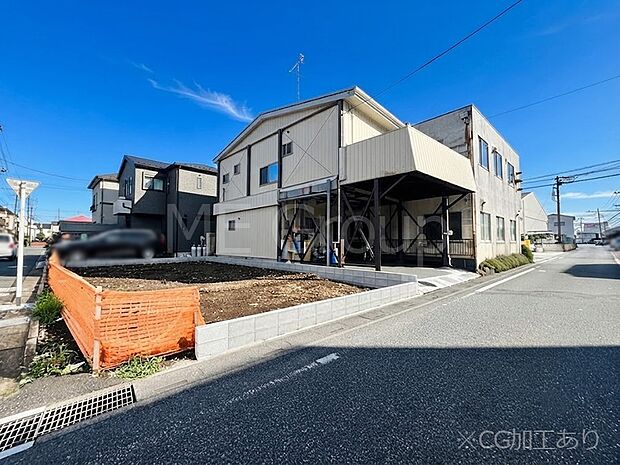 【前面道路含む現地写真】角地で陽当り良好!ここから始まる新生活を応援いたします!