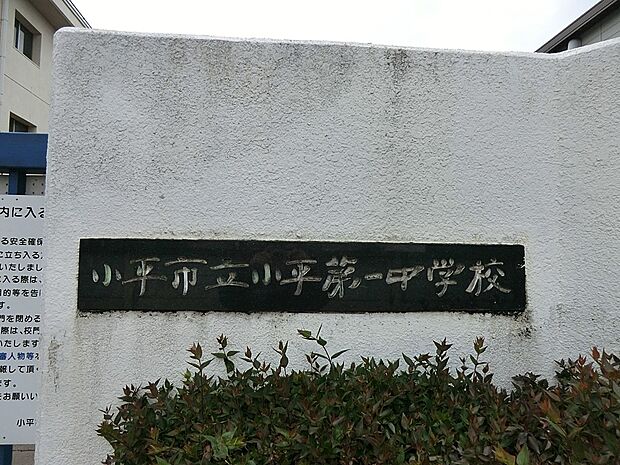 小平第一中学校(約600m)