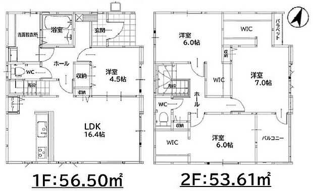 建物間取り図です♪