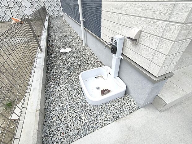 【外水栓】洗車などで便利な外水栓もあります♪