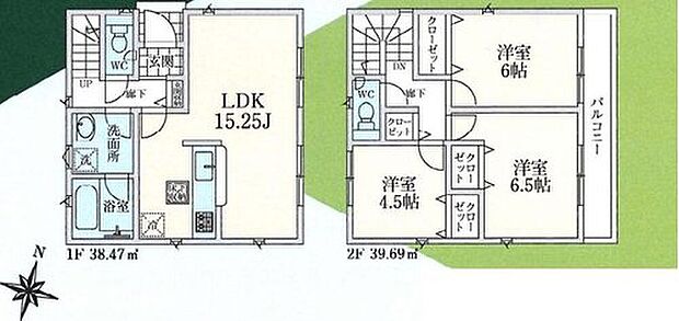 【3LDK】カウンター付き対面式システムキッチンを配した１５帖超えLDK♪お食事の準備をしながらご家族との会話を楽しめます。東向きバルコニーのため毎日朝日が差し込み、気持ちのいい朝を迎えられますね♪