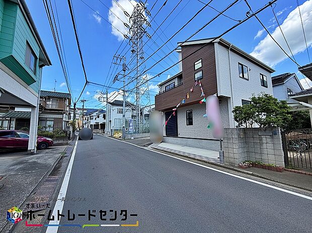 【現地外観写真】今日も、明日も、この街で、きっと家族がしあわせになる物語が描かれていくはずです。毎日の何気ない『いってきます』『ただいま』に幸せを感じられる、そんな住まいを。
