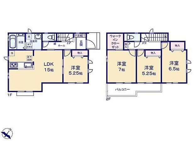 【4LDK】☆リビング横洋室付き☆
リビングに隣接する洋室を開放すると20帖超えの大空間に!リビングの延長として広くお使いいただけます。キッズコーナーやお昼寝コーナーにも最適♪