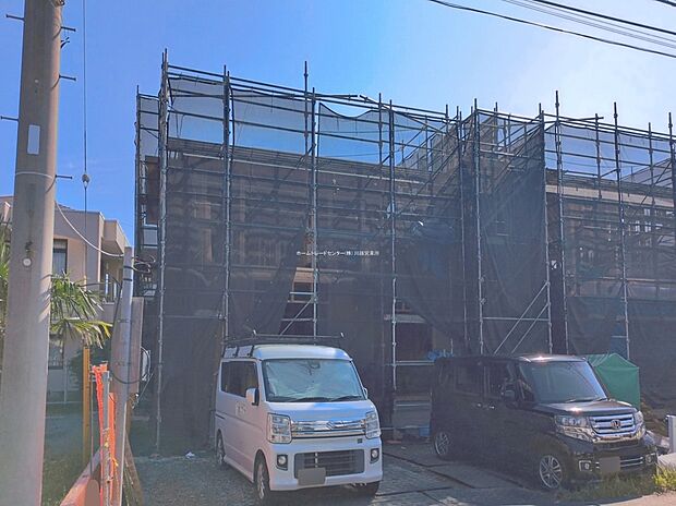 【現地外観写真】住宅性能評価で耐震等級３（最高等級）を取得！お客様を守る大切な住宅だからこそ、第三者の検査を受けて安心して住んでいただける住宅をご案内させて頂きます。その頑丈さを、ぜひ現地にてご体感くださいませ。