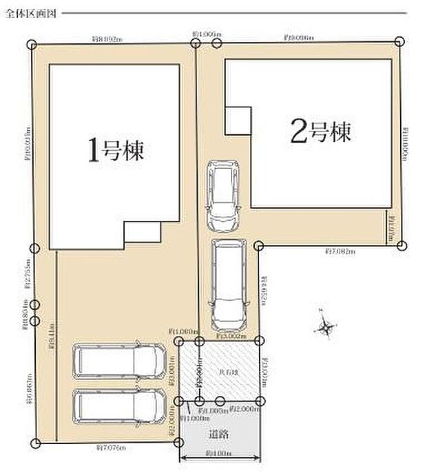 【全体区画図】東武東上線「川越市」駅徒歩24分!お買い物施設も近く、利便性の高い好立地です!