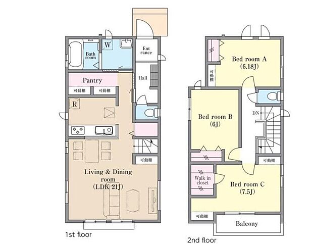 (D号棟)、価格3990万円、3LDK、土地面積117.17m2、建物面積96.05m2